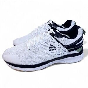RBX Live Life Active Mens Running Sneaker  White Workout Performance Sz‎ 10.5